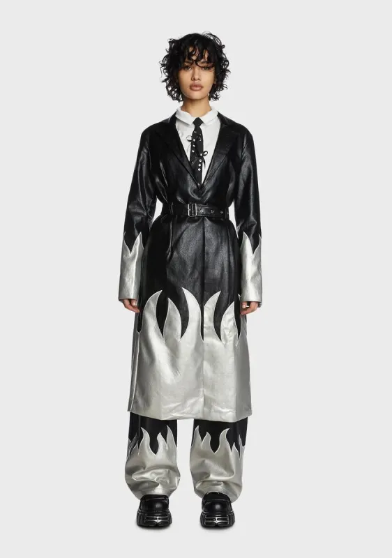 Immortal Trench Coat sold by Dolls Kill