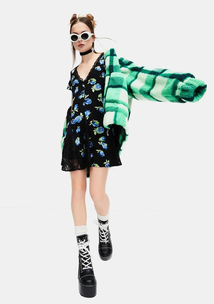 Grander Tales Floral Mini Dress sold by Dolls Kill product image thumbnail 3