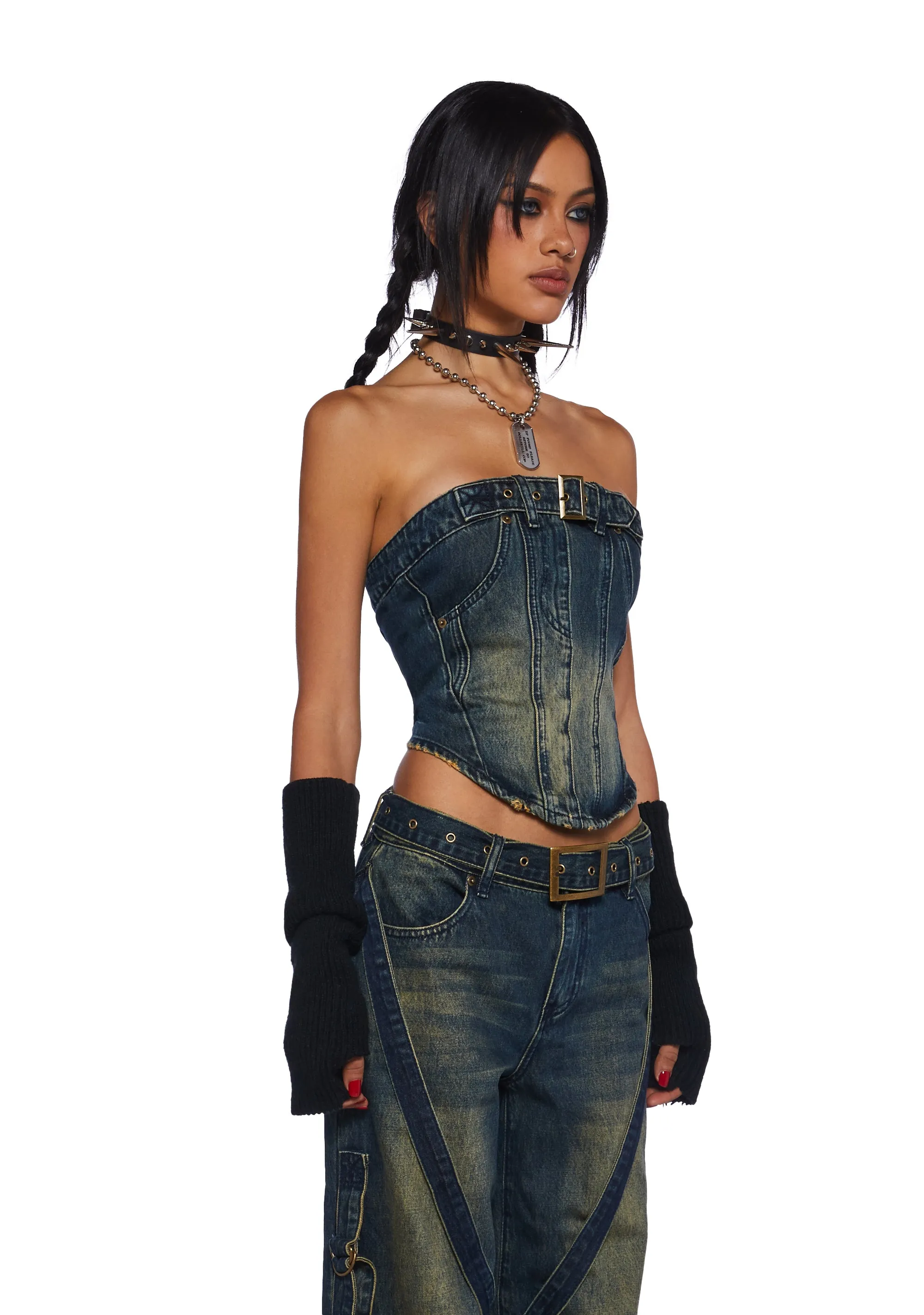 Hardcore Happiness Tube Top sold by Dolls Kill product image thumbnail 3