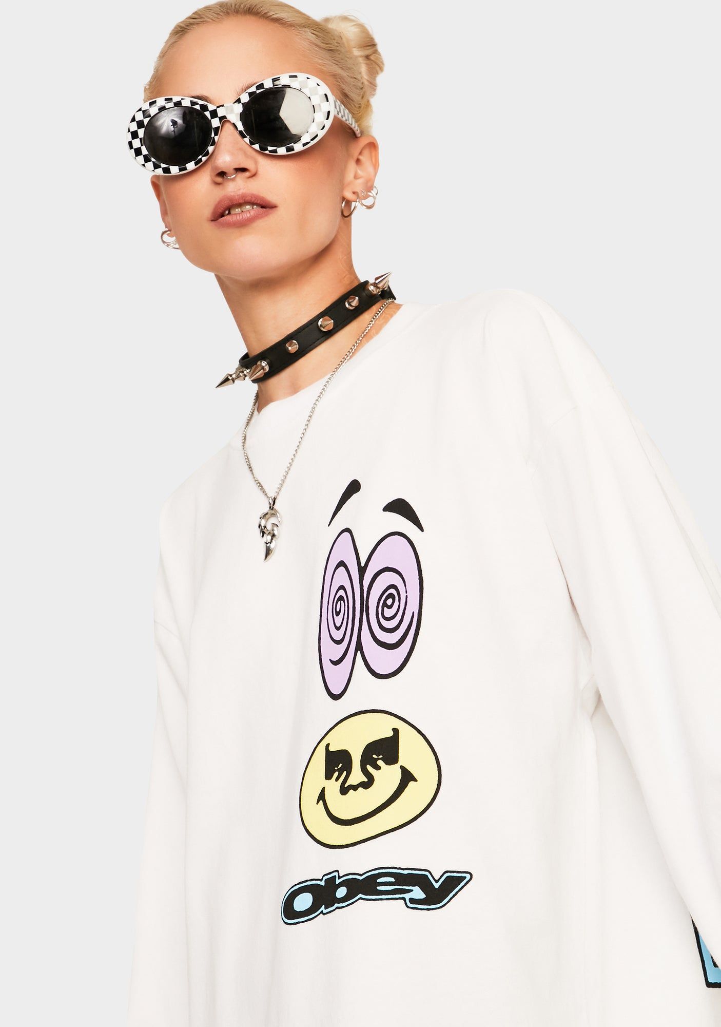 Acid Crash Long Sleeve Graphic Tee sold by Dolls Kill product image thumbnail 2