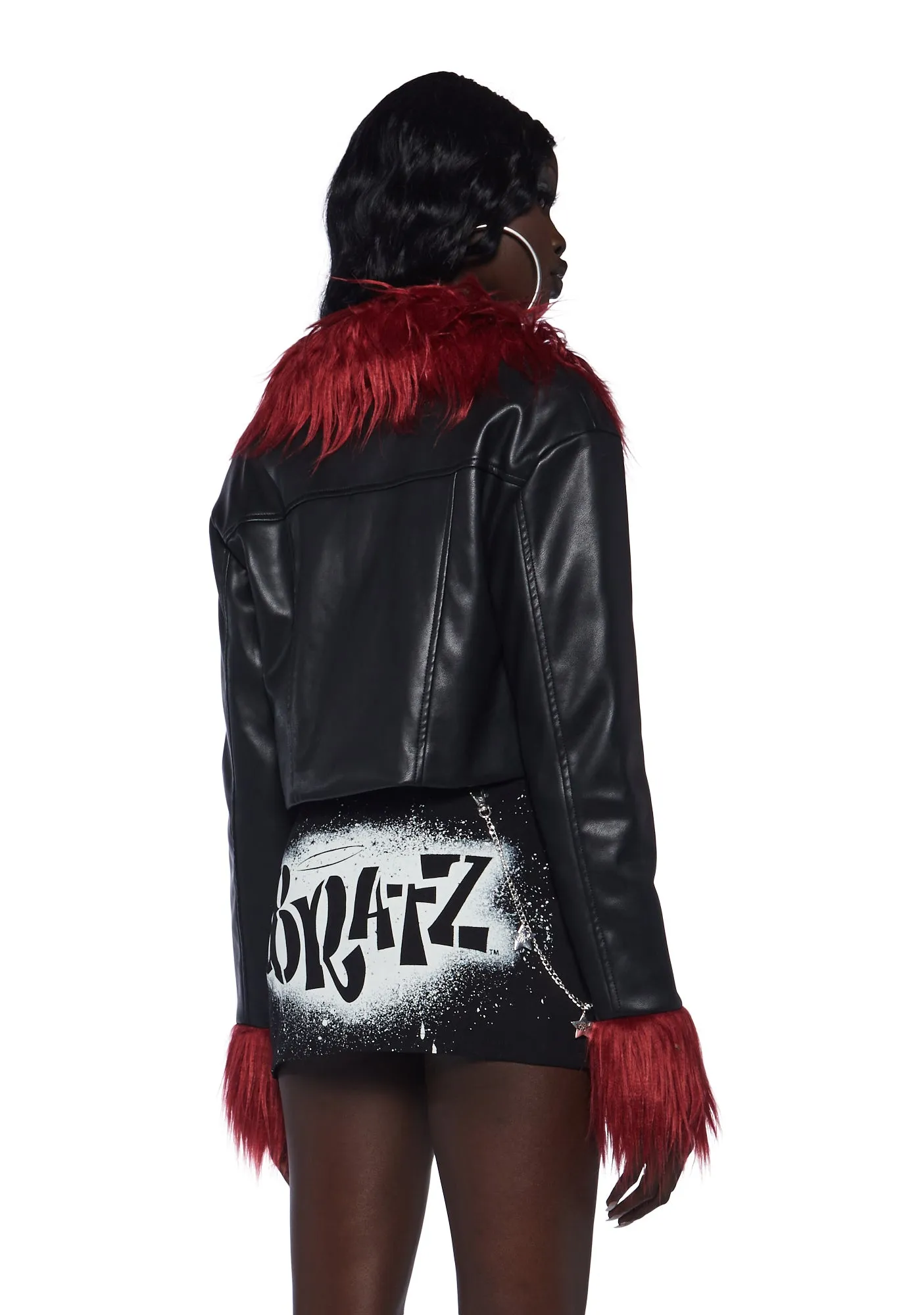 Hard To Replace Cropped Jacket sold by Dolls Kill product image thumbnail 4