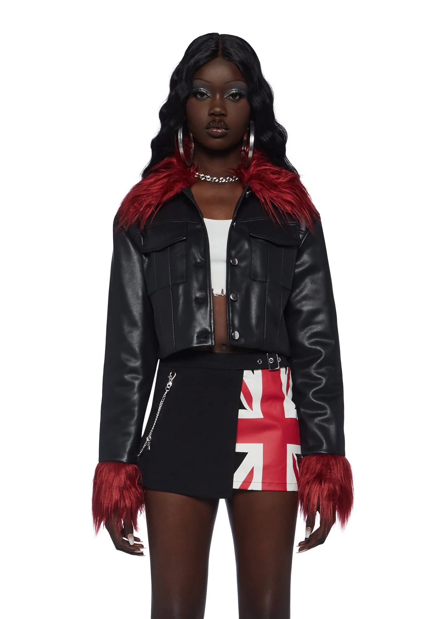 Hard To Replace Cropped Jacket sold by Dolls Kill