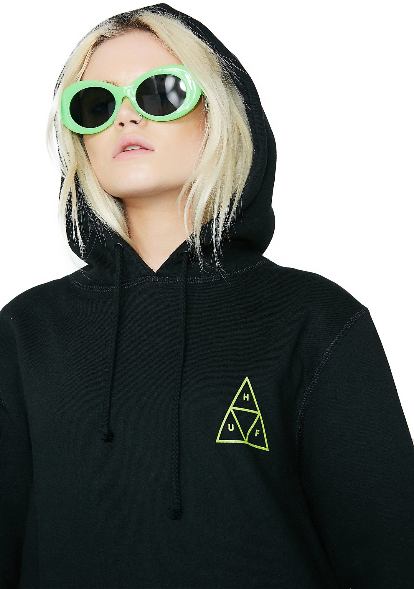 Triple Triangle Pullover Hood sold by Dolls Kill product image thumbnail 3
