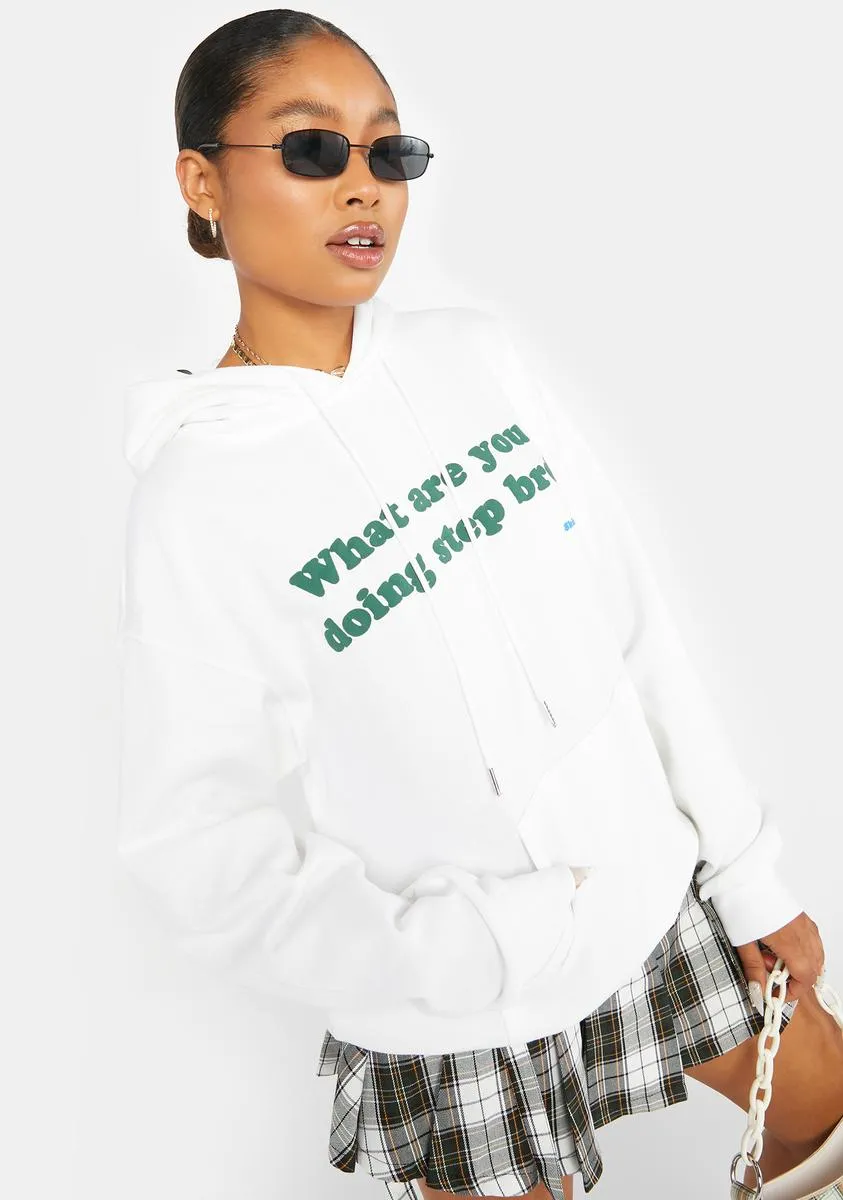 What Are You Doing Step Bro? Hoodie sold by Dolls Kill product image thumbnail 2
