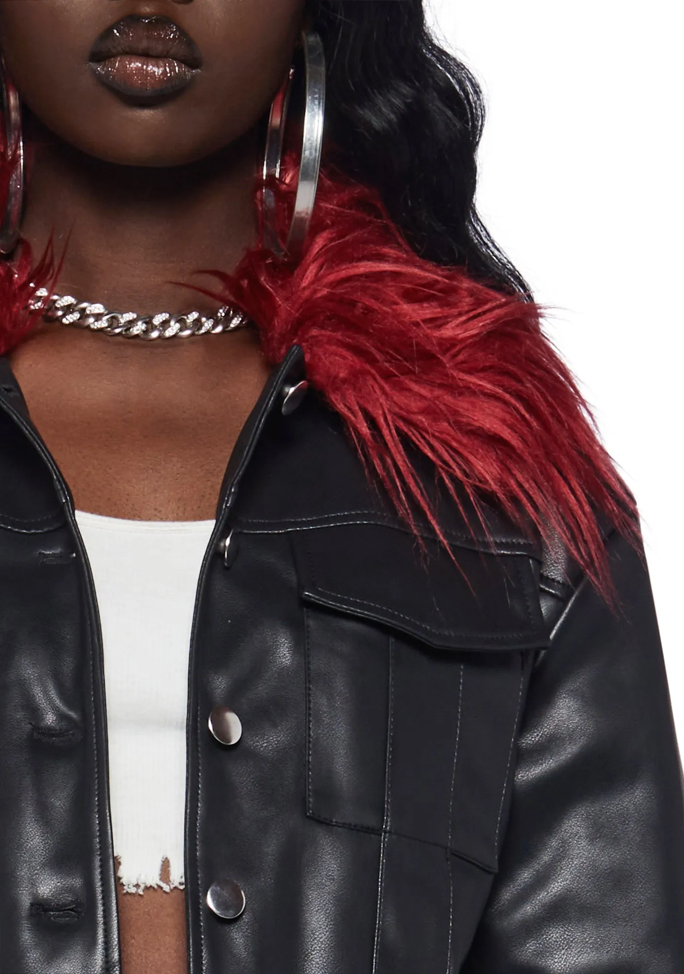 Hard To Replace Cropped Jacket sold by Dolls Kill product image thumbnail 5