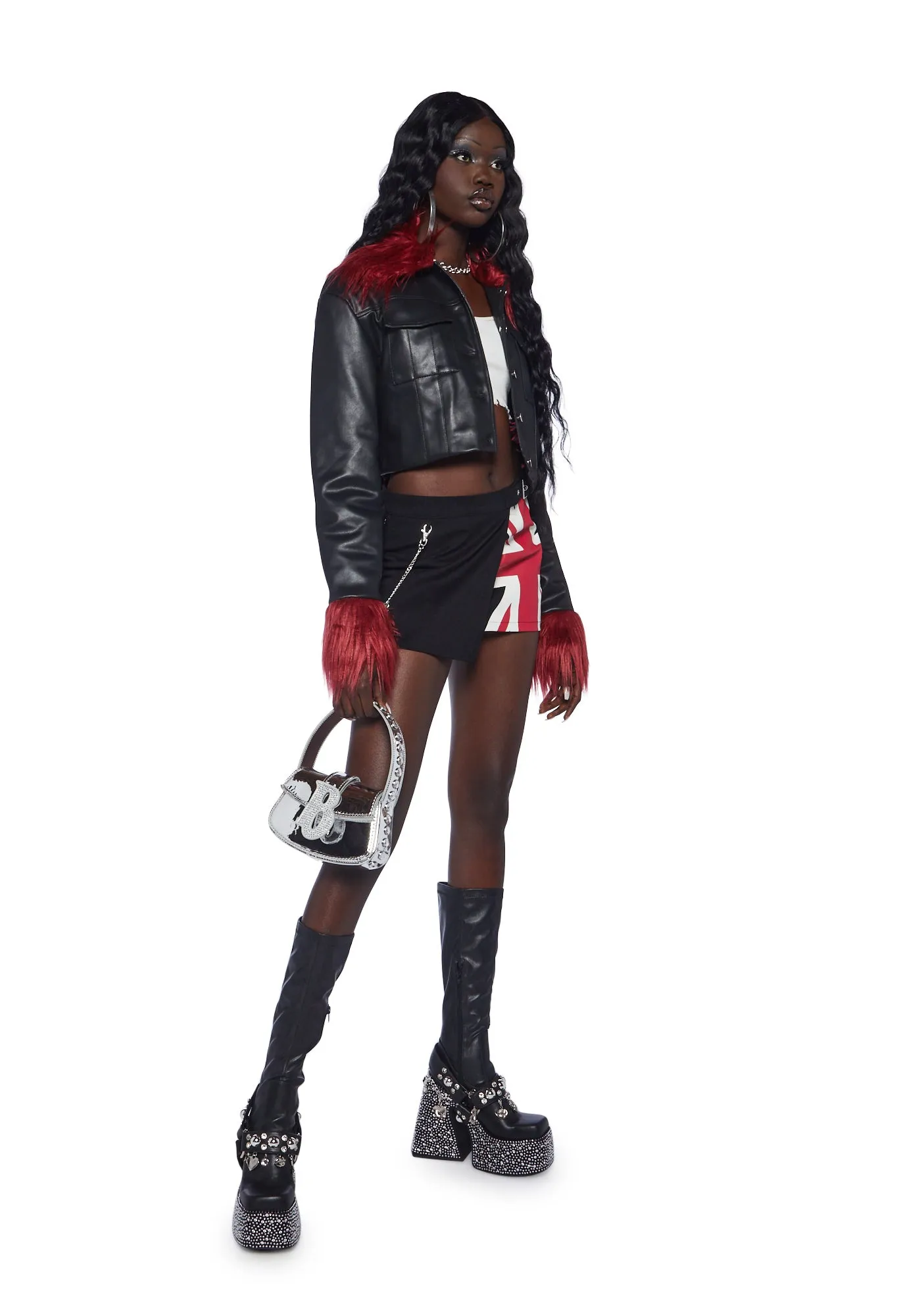 Hard To Replace Cropped Jacket sold by Dolls Kill product image thumbnail 2