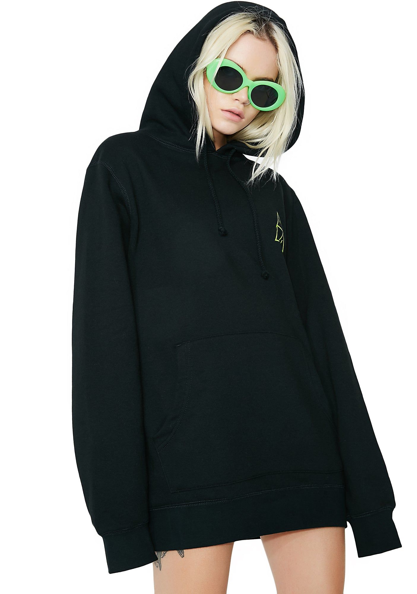 Triple Triangle Pullover Hood sold by Dolls Kill product image thumbnail 4