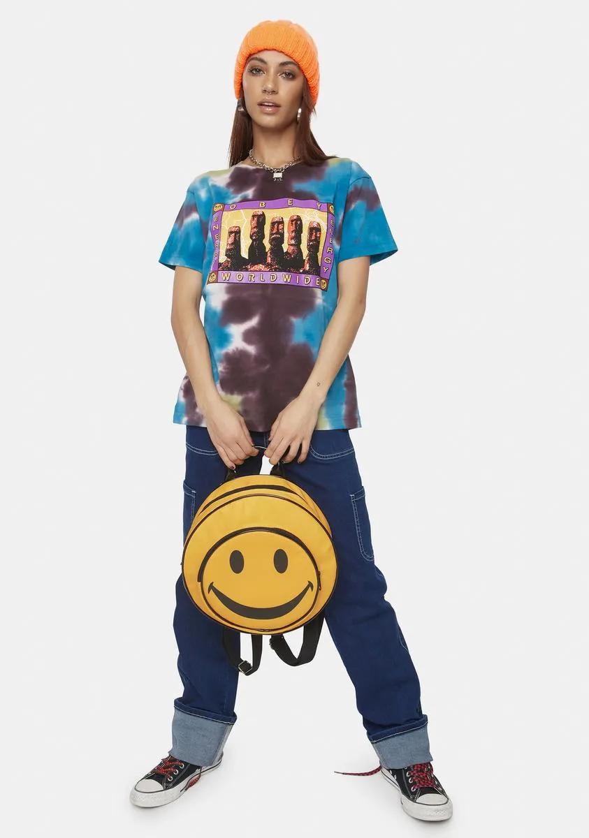 Stone Energy Tie Dye Custom Box Graphic Tee sold by Dolls Kill product image thumbnail 3