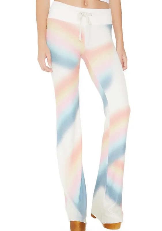 Cosmic Rainbow Tennis Club Pants sold by Dolls Kill