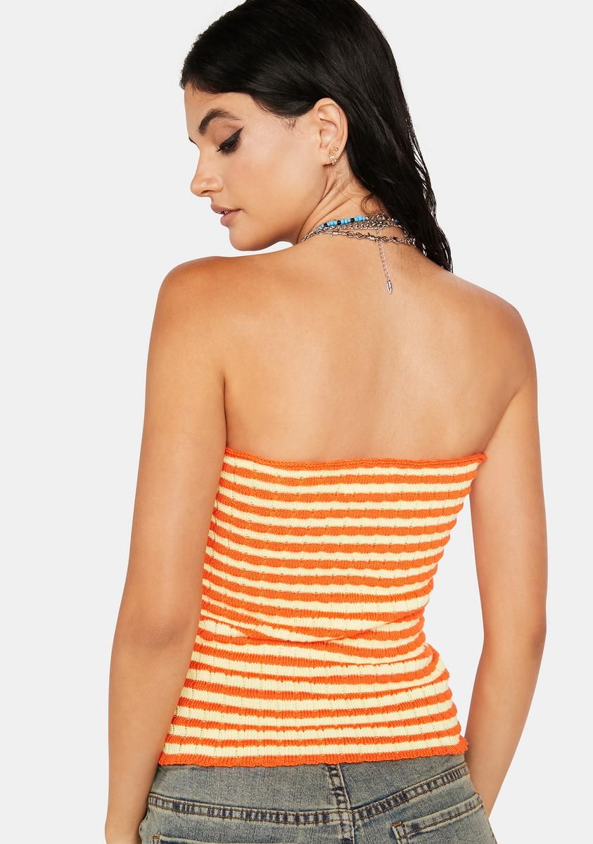 Summer Haze Striped Tube Top sold by Dolls Kill product image thumbnail 4