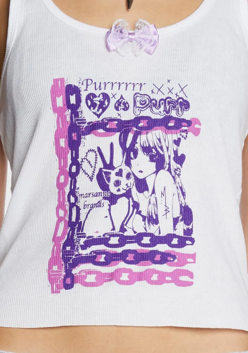 Purr Tank Top sold by Dolls Kill product image thumbnail 2