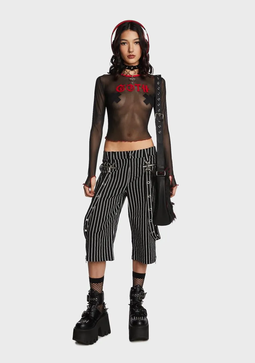 Easy To Read Mesh Top sold by Dolls Kill product image thumbnail 5
