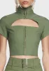 Sage Crop Top sold by Dolls Kill