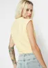 Sunny Calling It Cable Knit Crop Sweater Vest sold by Dolls Kill