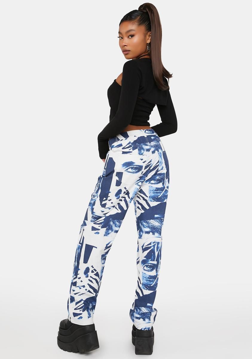Vanity Denim Pants sold by Dolls Kill product image thumbnail 4
