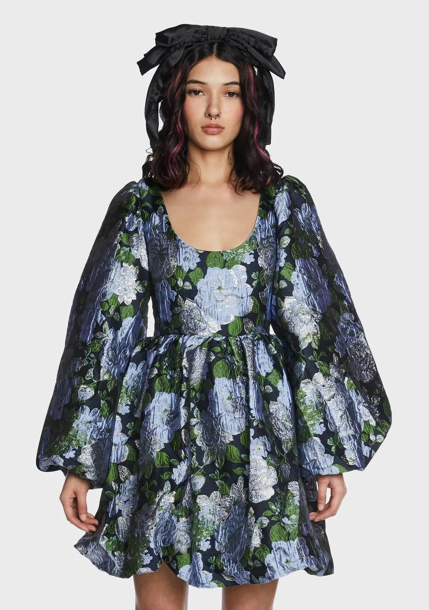 Natalia Jacquard Mini Dress sold by Dolls Kill