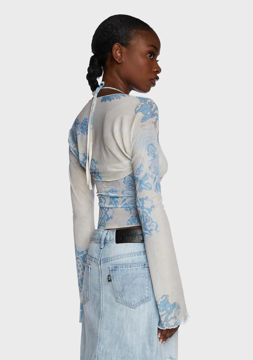 The Place To Be Top And Shrug sold by Dolls Kill product image thumbnail 4