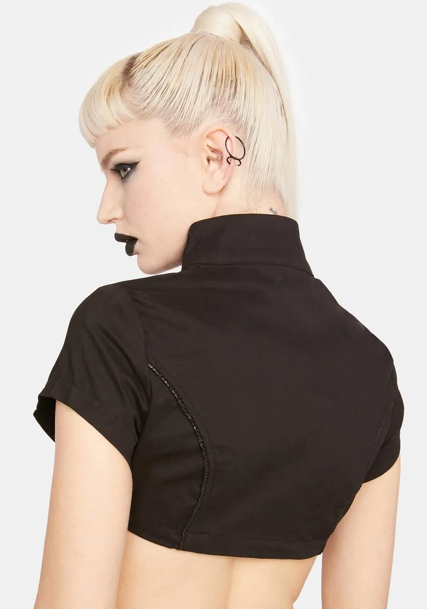 Mesh Crop Top sold by Dolls Kill product image thumbnail 4
