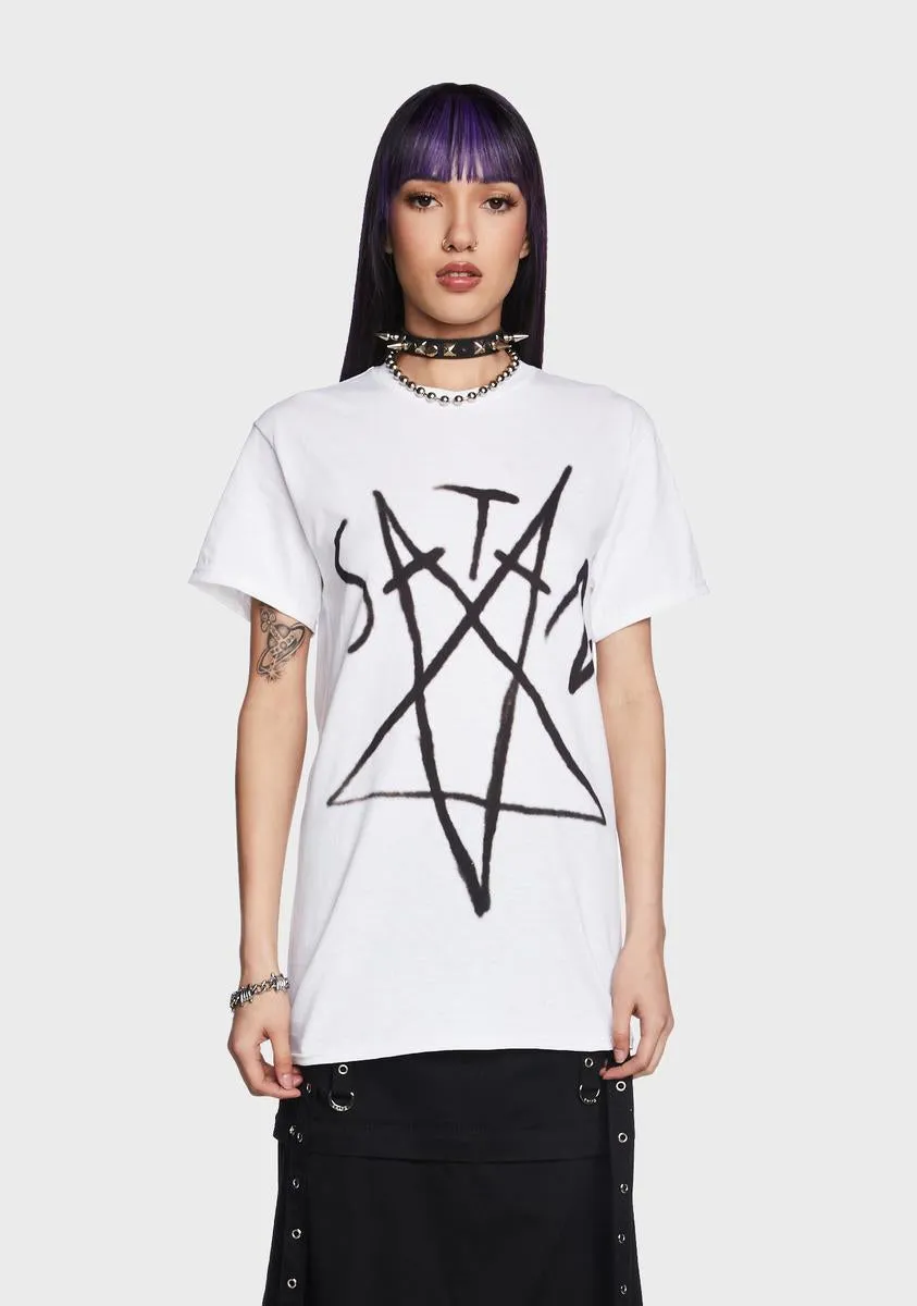 Satan Graphic Tee sold by Dolls Kill