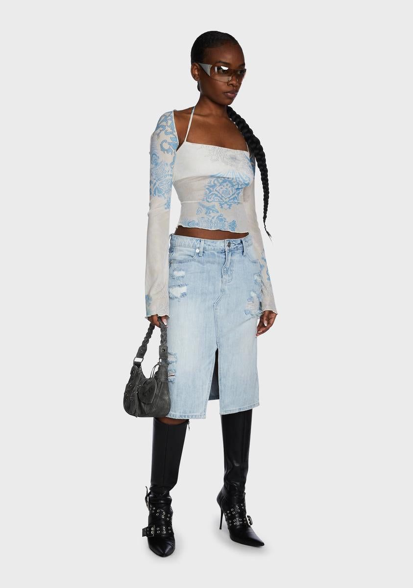 The Place To Be Top And Shrug sold by Dolls Kill product image thumbnail 5