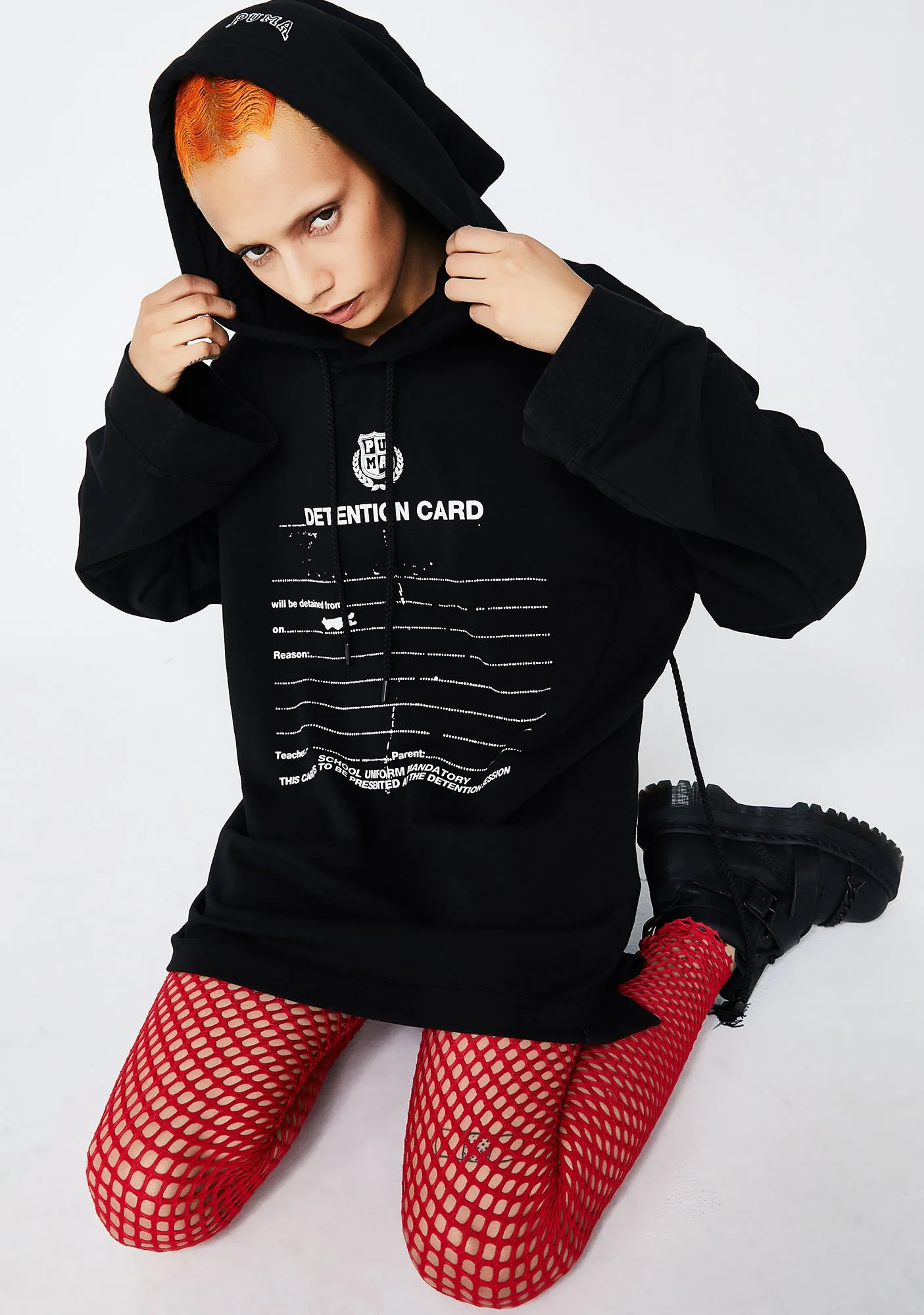 FENTY PUMA BY Rihanna Long Sleeve Graphic Hoodie sold by Dolls Kill product image thumbnail 3