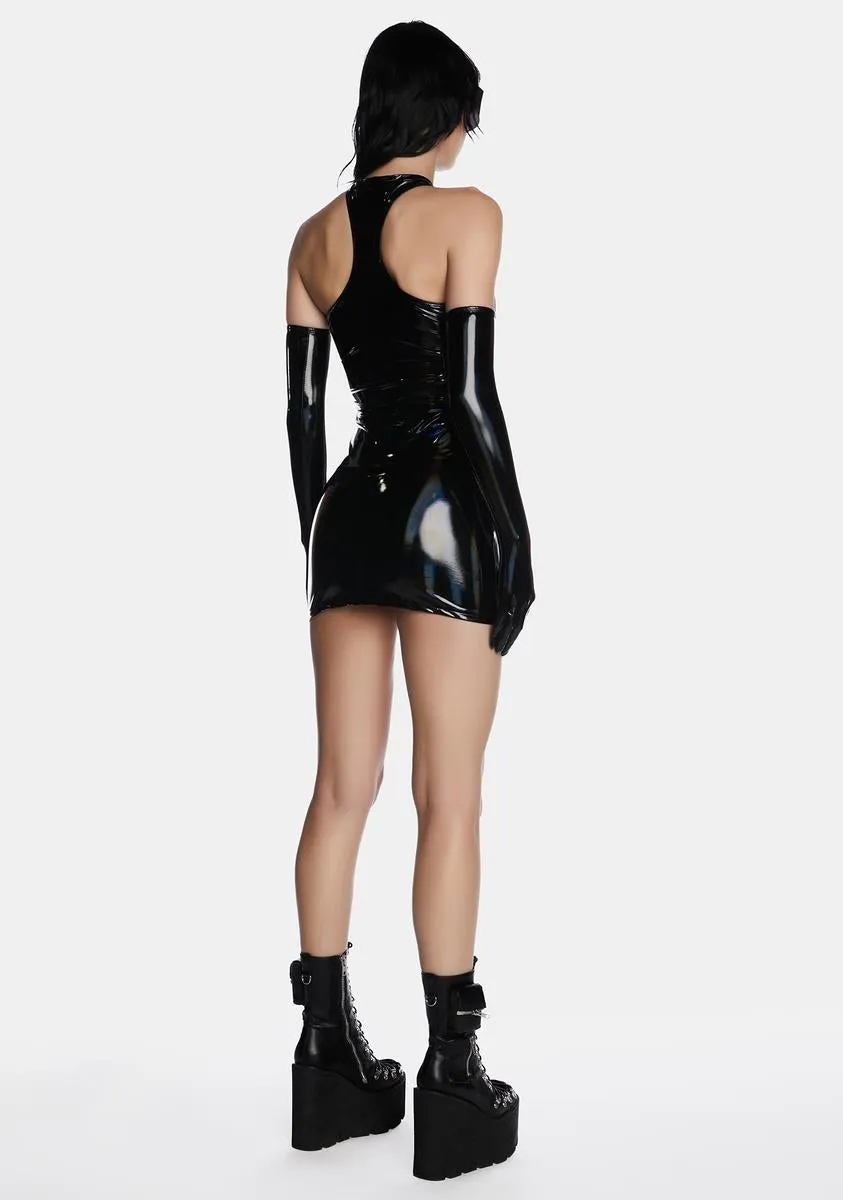 Moon Kissed Mini Dress And Gloves Set sold by Dolls Kill product image thumbnail 4