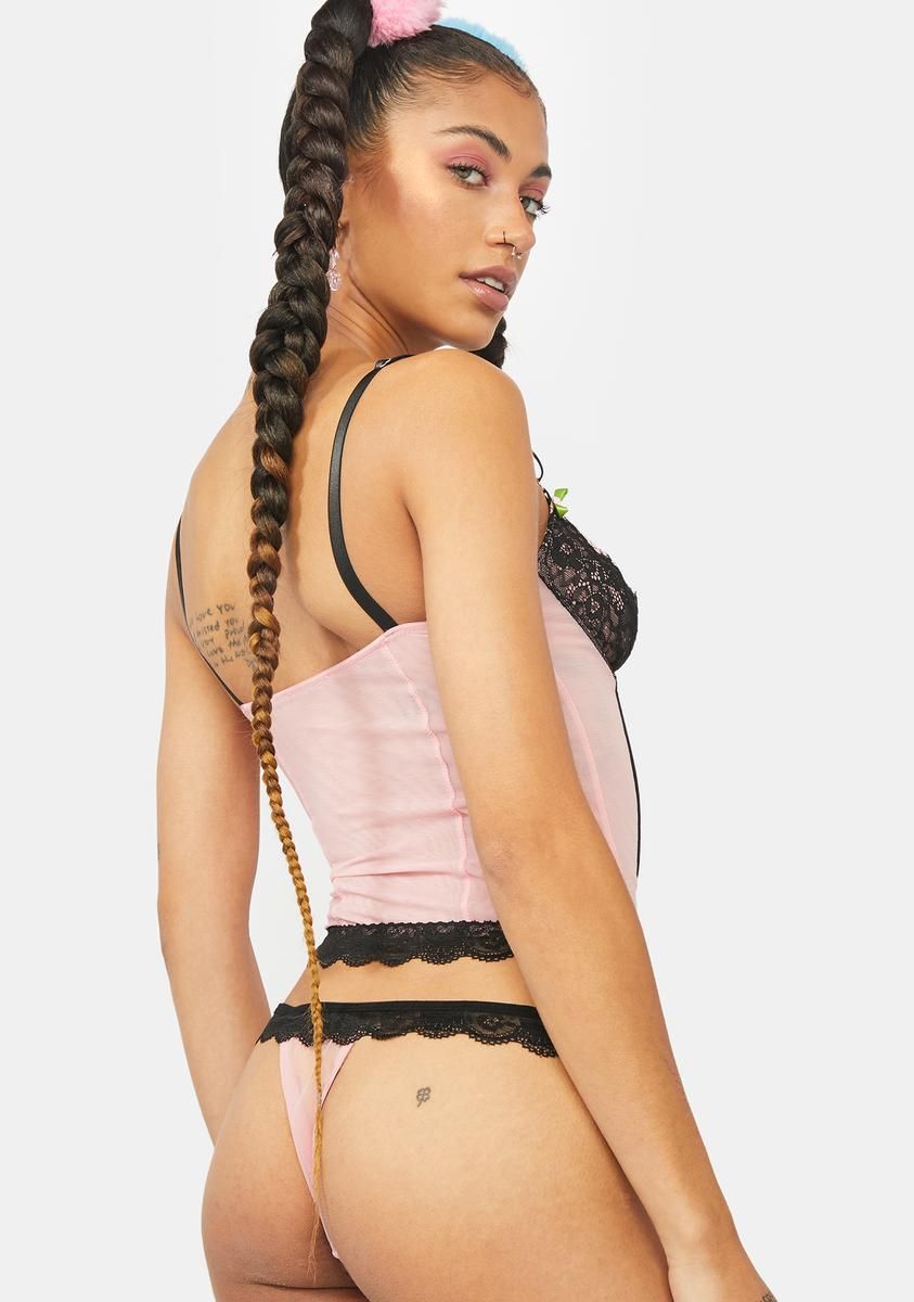 Natural Talent Mesh Lingerie Set sold by Dolls Kill product image thumbnail 5