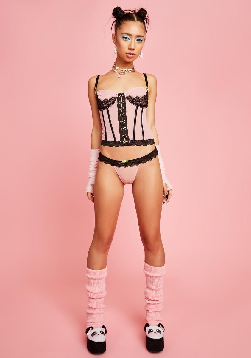 Natural Talent Mesh Lingerie Set sold by Dolls Kill product image thumbnail 3