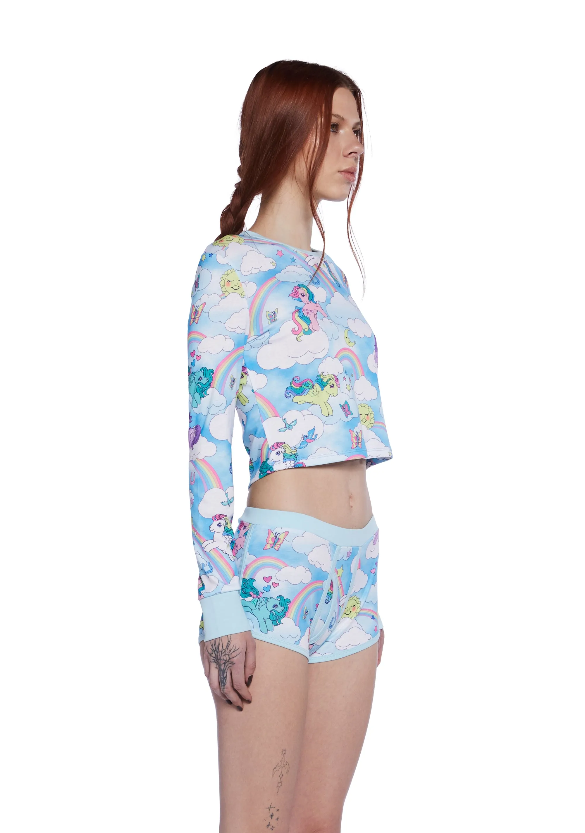 Rainbow Chaser PJ Set sold by Dolls Kill product image thumbnail 3