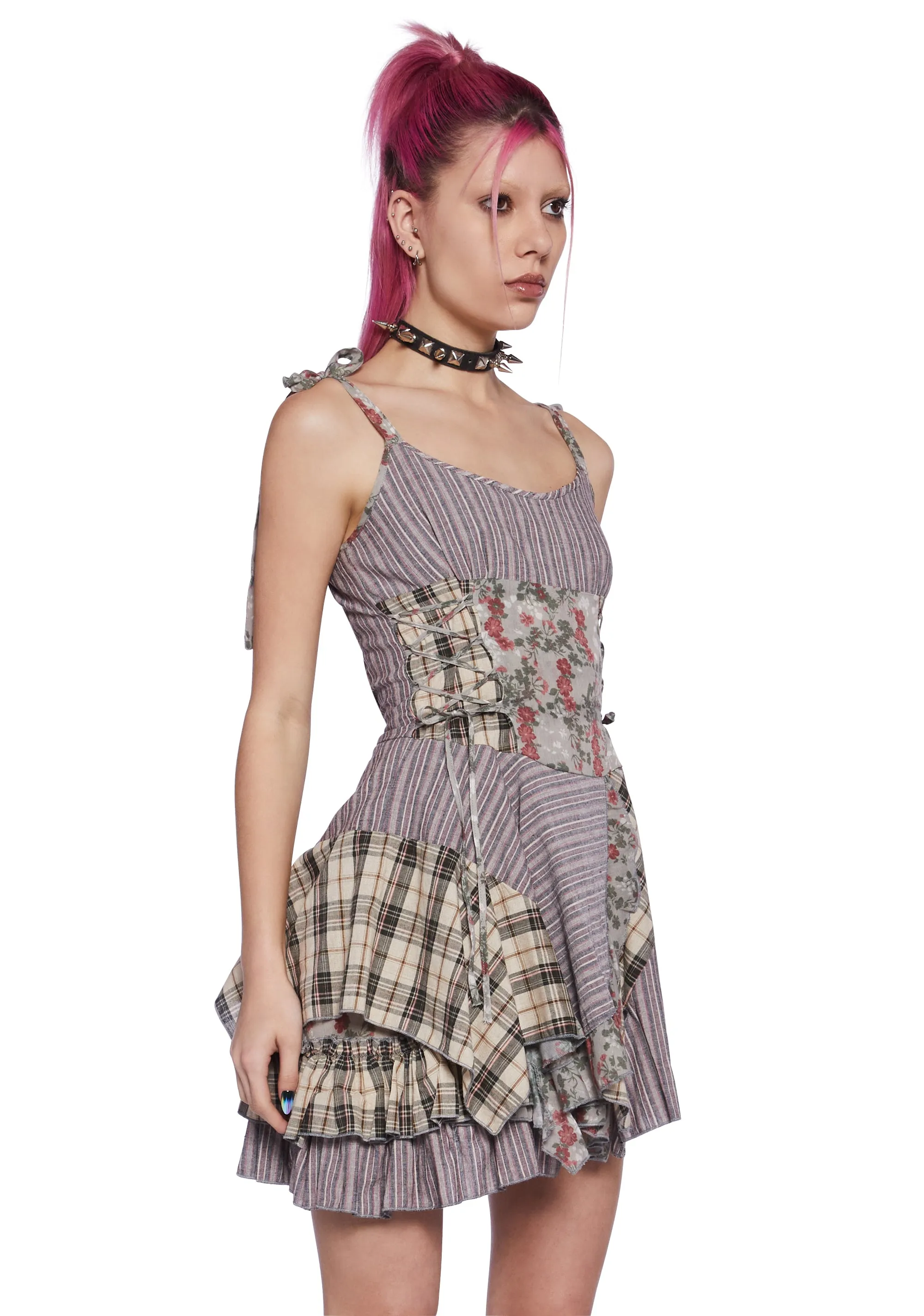 A New Romance Mini Dress sold by Dolls Kill product image thumbnail 4