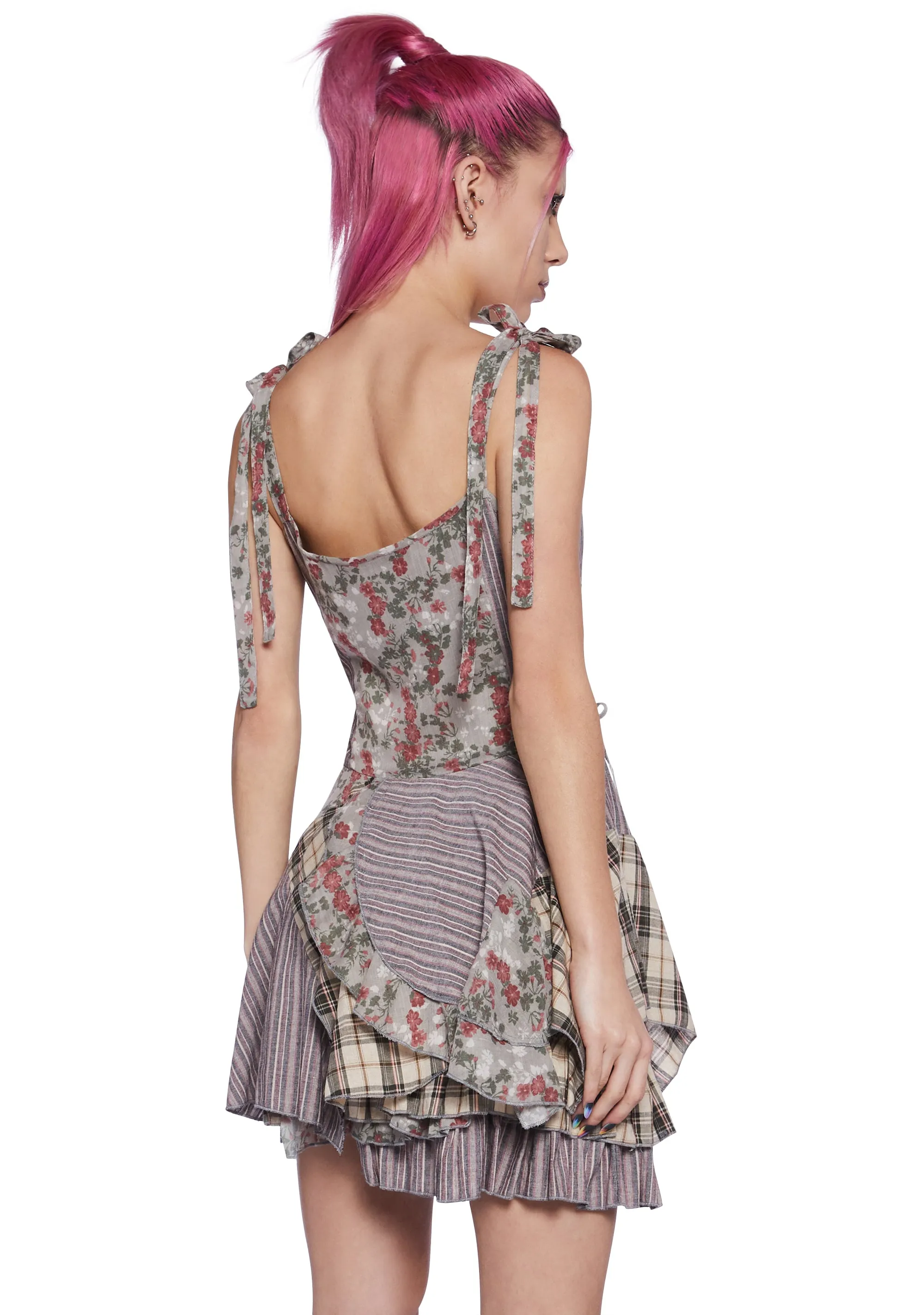 A New Romance Mini Dress sold by Dolls Kill product image thumbnail 5