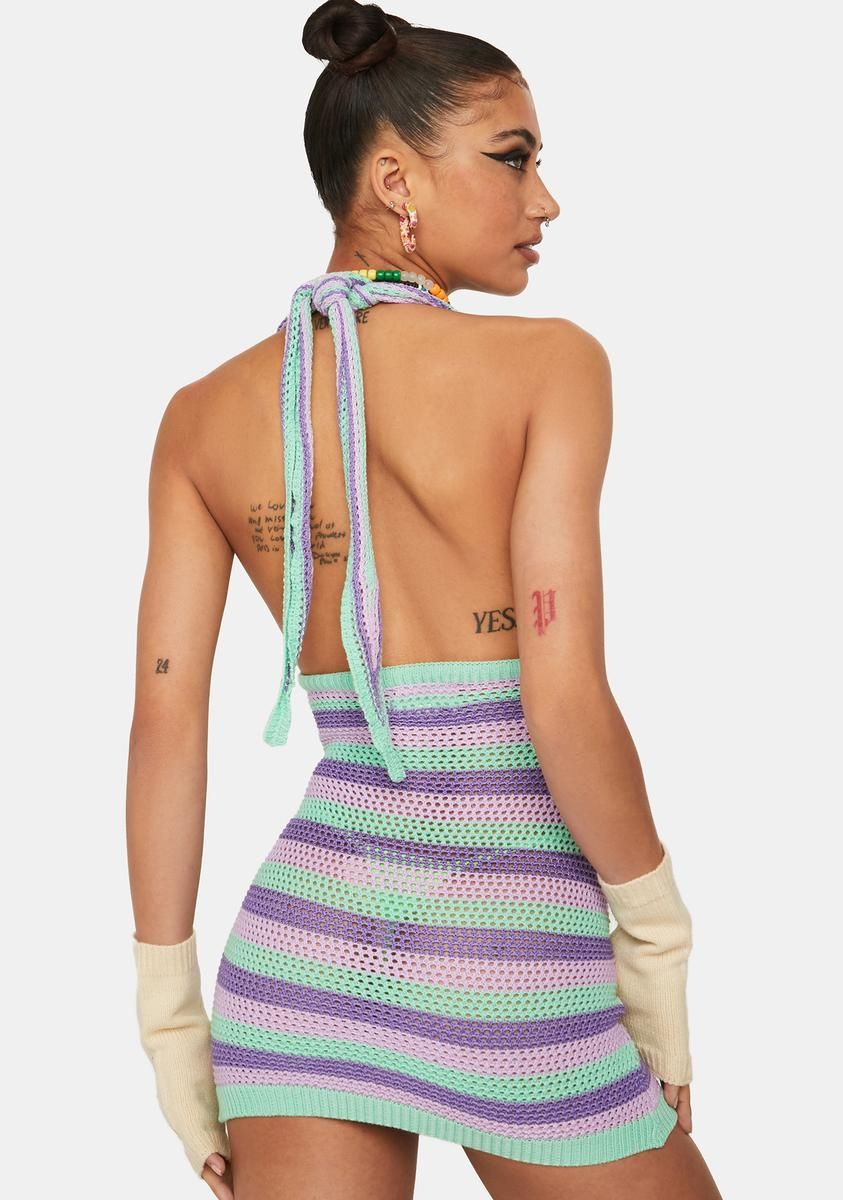 Hot Streak Crochet Dress sold by Dolls Kill product image thumbnail 4