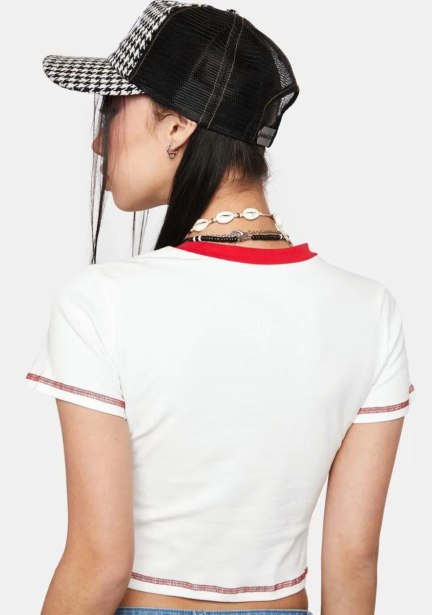 Romeo+Juliet 1996 Crop Tee sold by Dolls Kill product image thumbnail 4