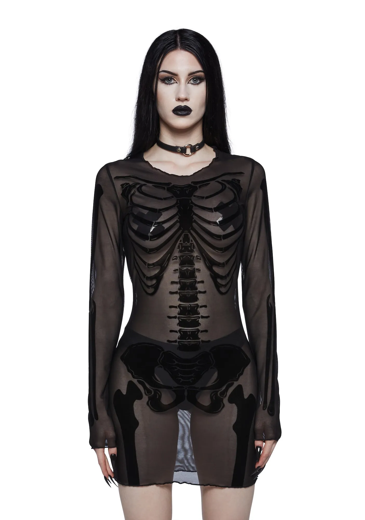 Bony Bandit Mini Dress sold by Dolls Kill