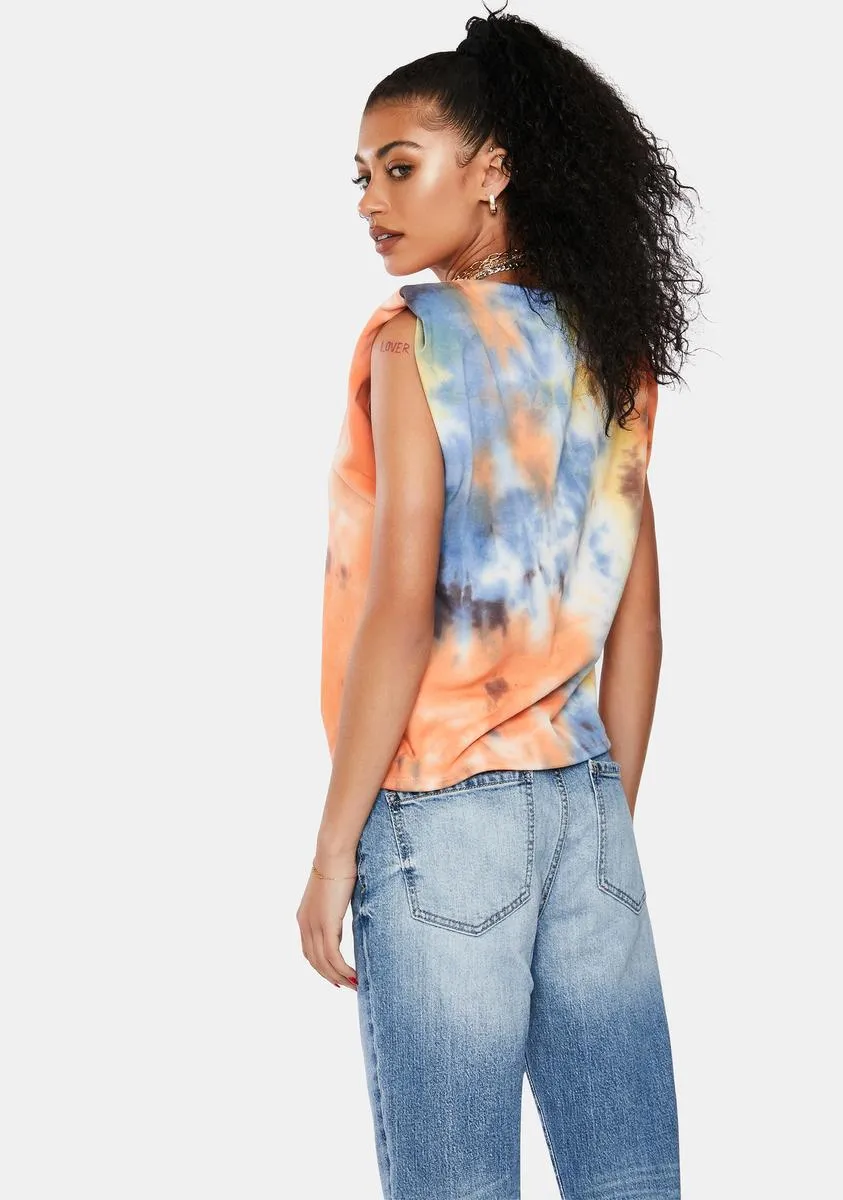 Forgotten Crush Tie Dye Muscle Tank sold by Dolls Kill product image thumbnail 4