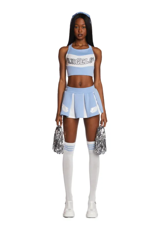 Heaven's Cheerleader Costume Set sold by Dolls Kill