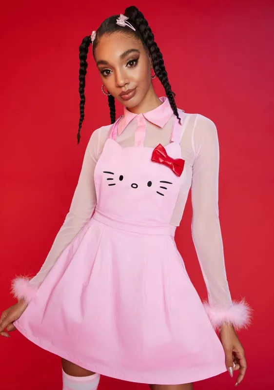 Forever And Always Overall Dress sold by Dolls Kill