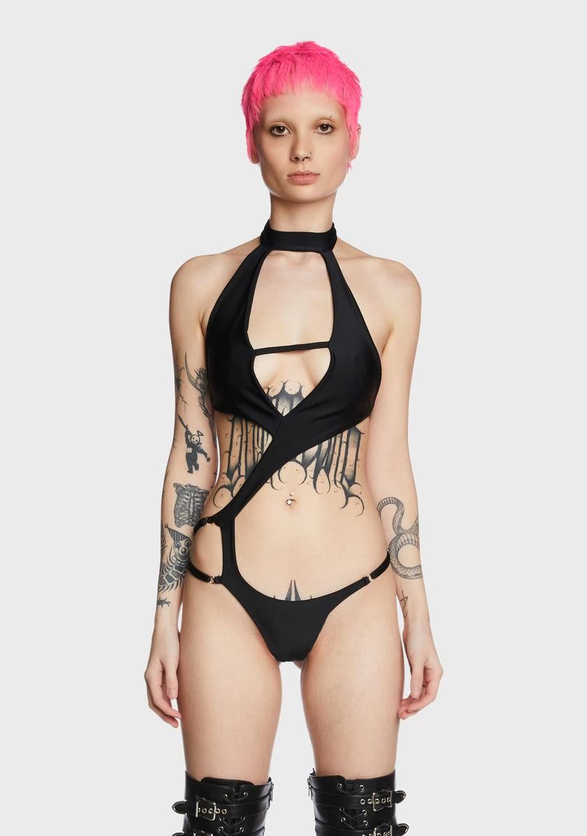 XXO Cut Out Bodysuit sold by Dolls Kill
