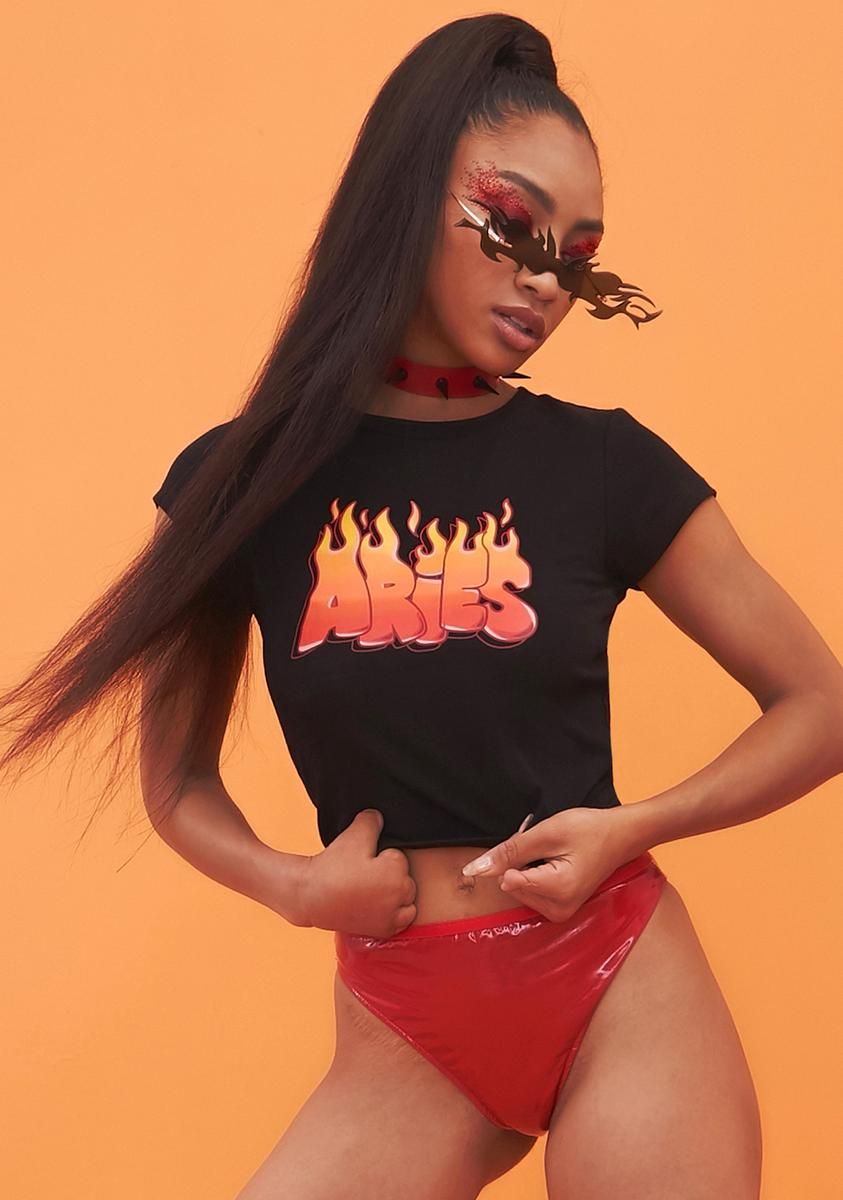 Flamin' Hot Aries Tee sold by Dolls Kill
