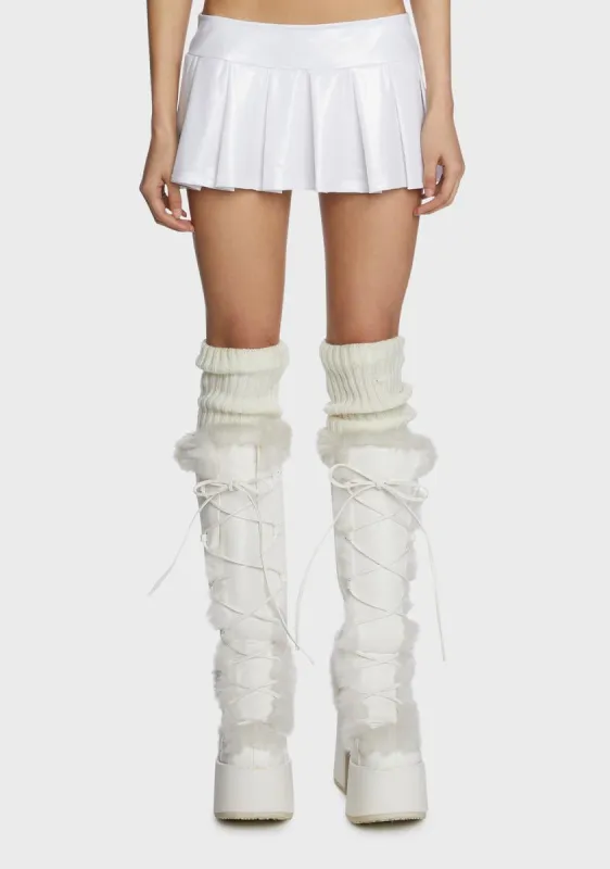 Pure Flirting With Trouble Mini Skirt sold by Dolls Kill