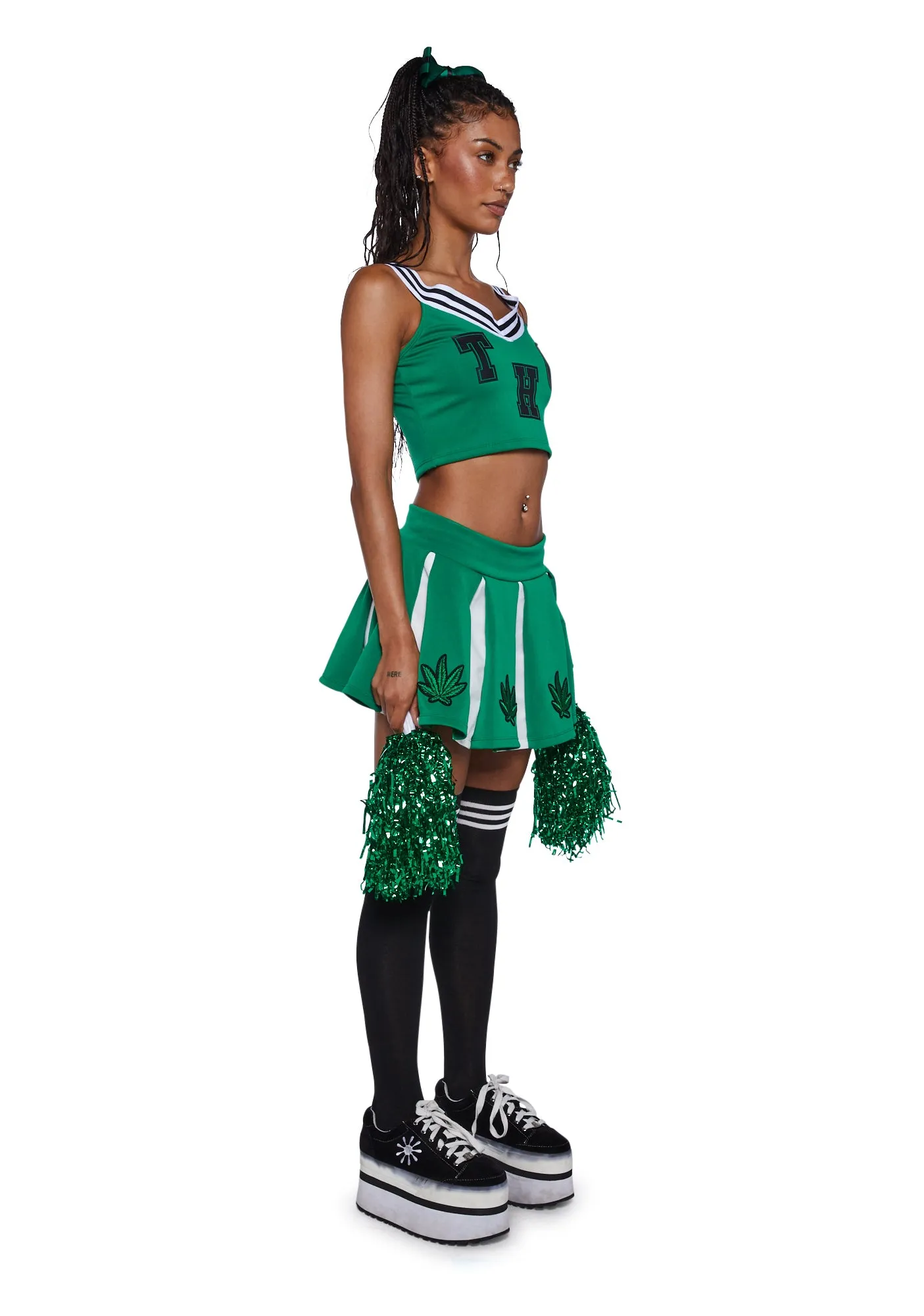 High Spirited Cheerleader Costume Set sold by Dolls Kill product image thumbnail 5