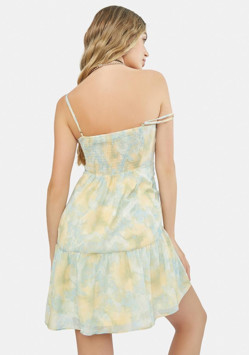 How About Now Floral Mini Dress sold by Dolls Kill product image thumbnail 4