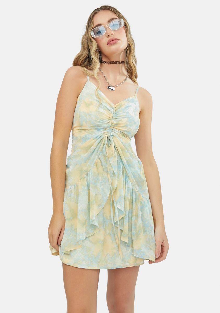 How About Now Floral Mini Dress sold by Dolls Kill