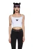 Reckless Type Cami Tank - White sold by Dolls Kill