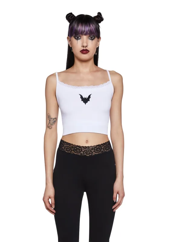 Reckless Type Cami Tank - White sold by Dolls Kill