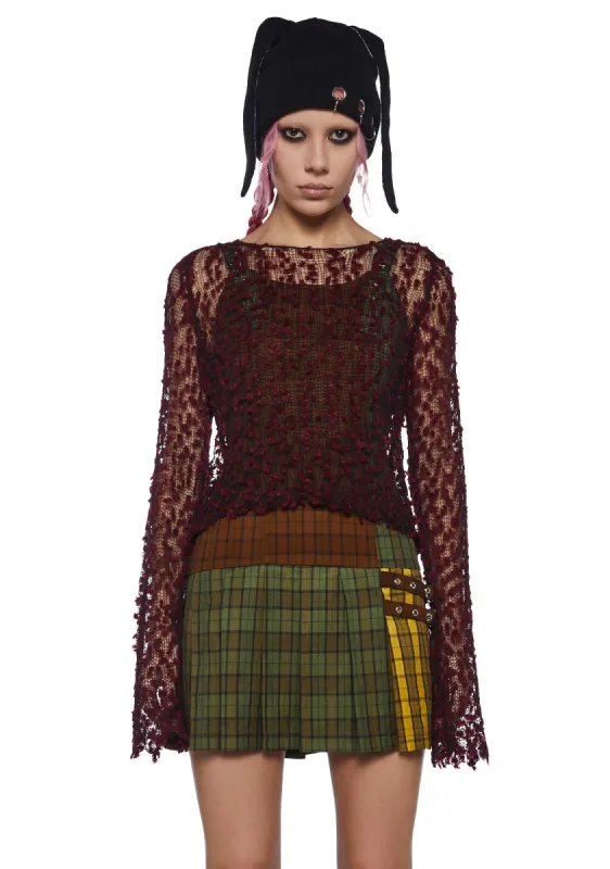 Jet Knit Top sold by Dolls Kill