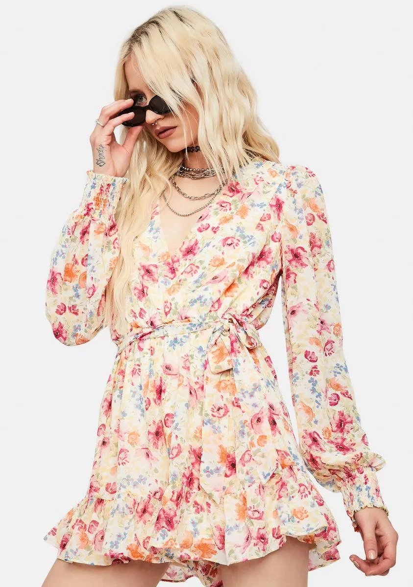 Gold Dust Woman Floral Romper sold by Dolls Kill product image thumbnail 2