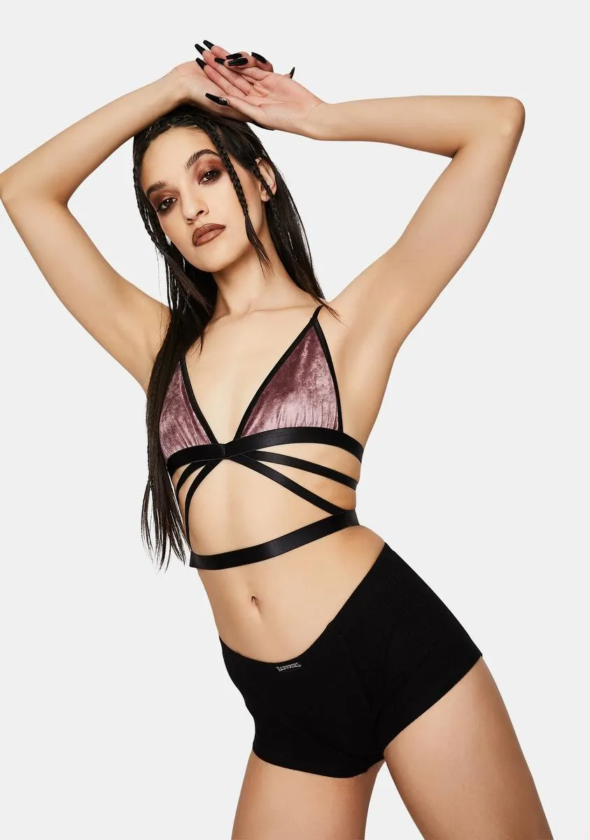 Lillium Velvet Bra sold by Dolls Kill product image thumbnail 2