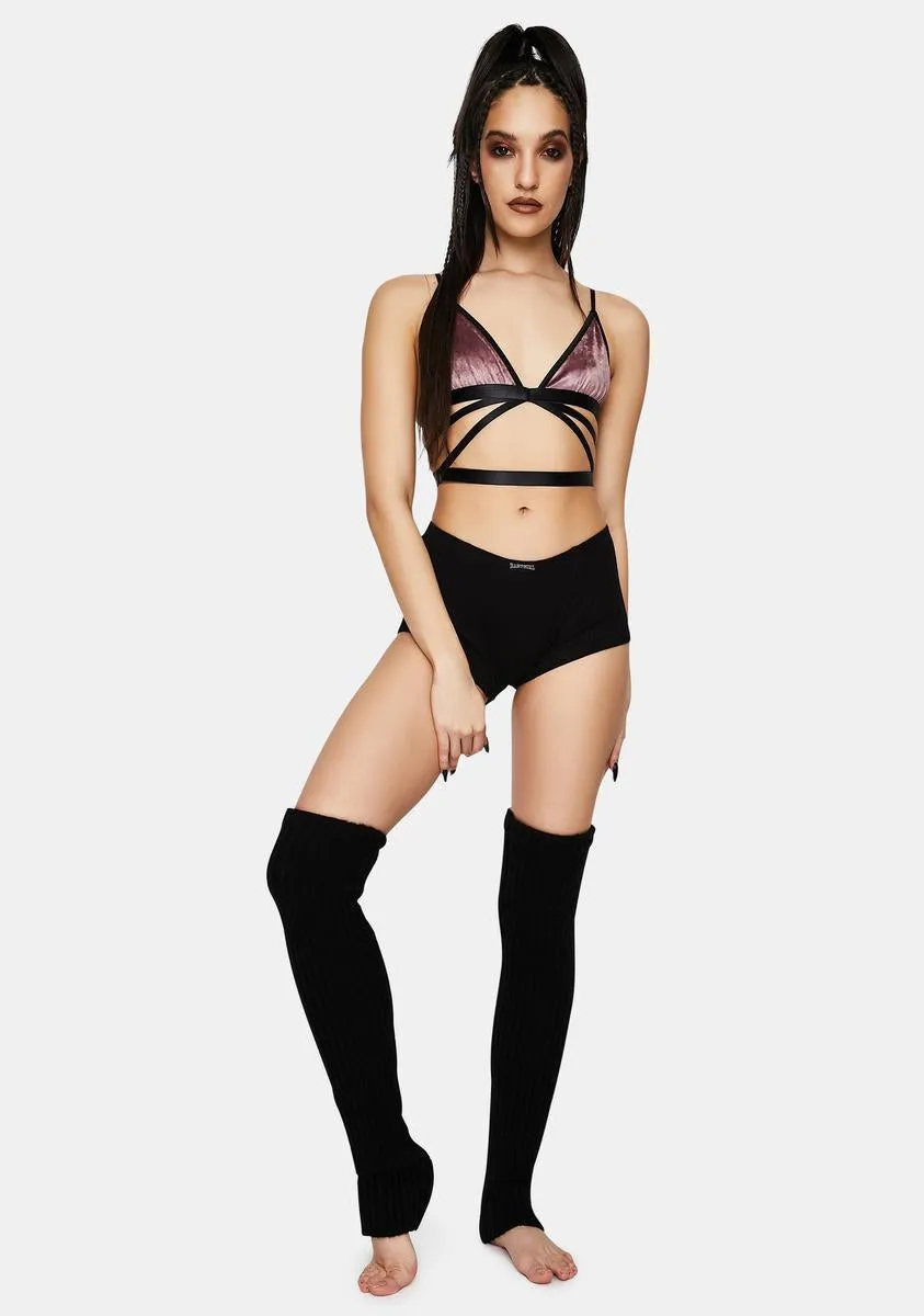 Lillium Velvet Bra sold by Dolls Kill product image thumbnail 3