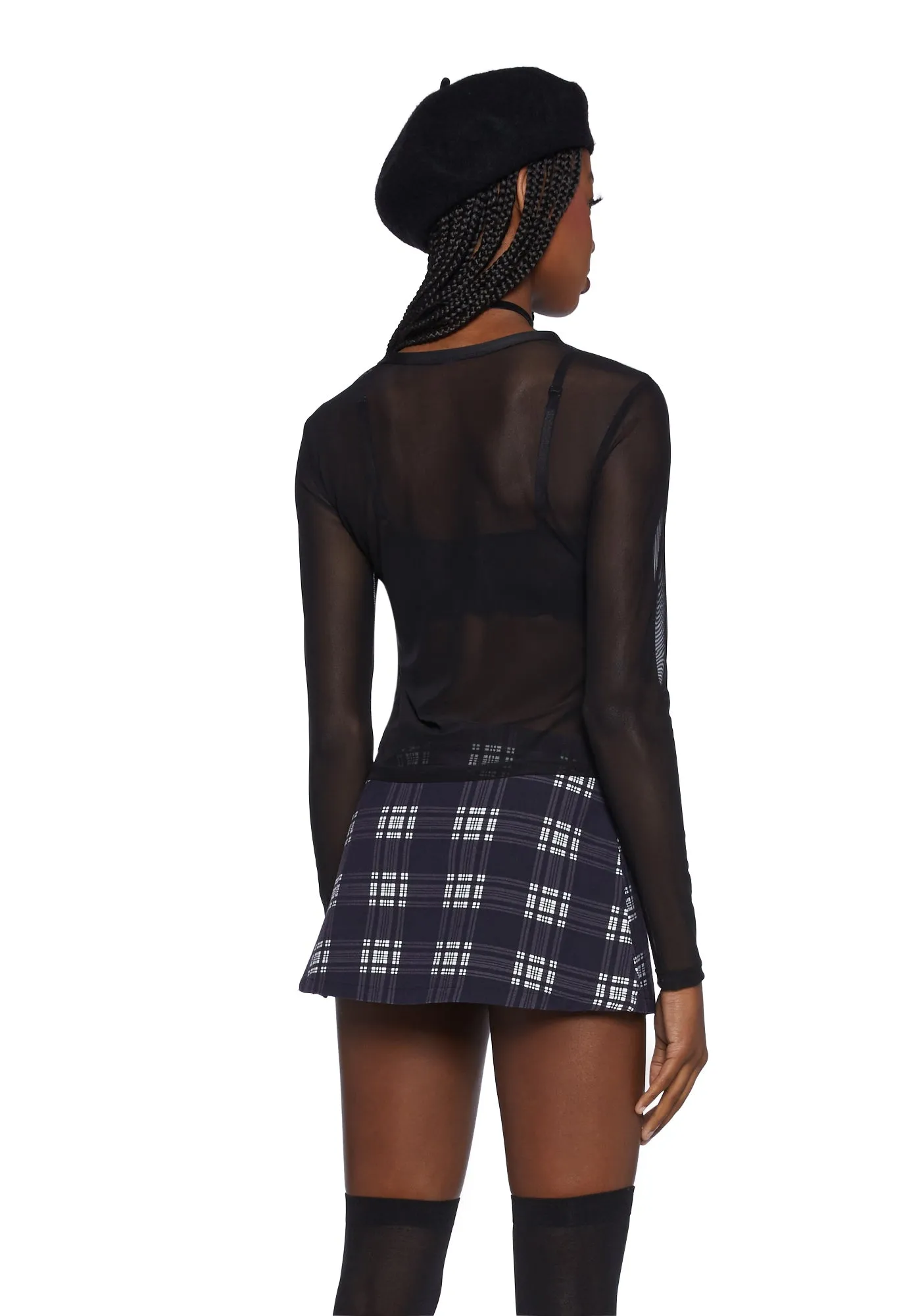 Barney Repeller Mesh Top sold by Dolls Kill product image thumbnail 4